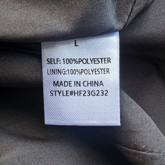 💜NWT Black Wrap Dress – Ruched, Asymmetrical Drape - Picture 11 of 11